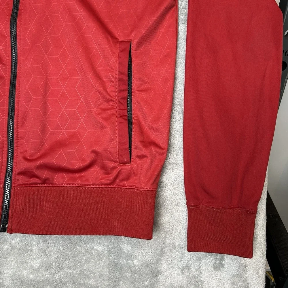 THE NORTH FACE Red Zipper Sweatshirt/Hooded Jacket Coat Men's Size Medium M